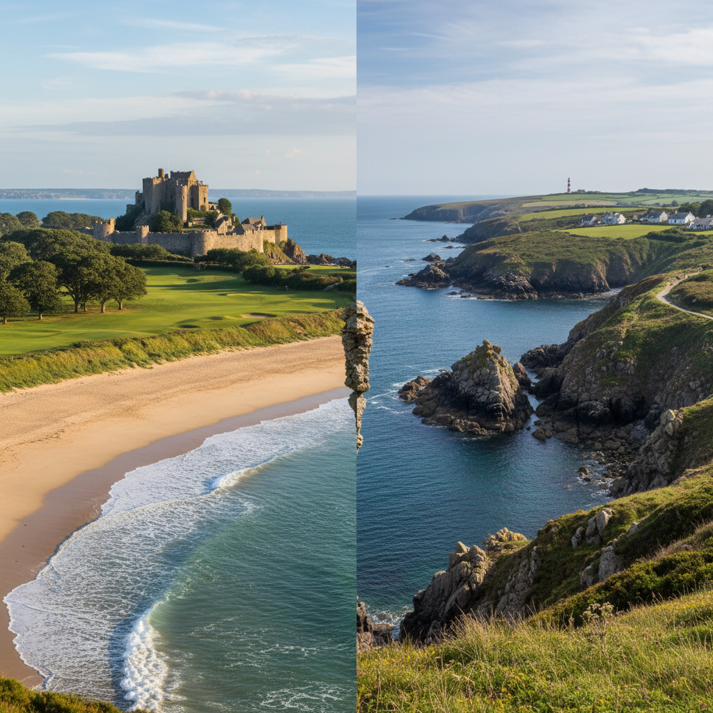 découvrez une comparaison complète entre jersey et guernesey pour vous aider à choisir l'île qui correspond le mieux à vos envies et besoins.