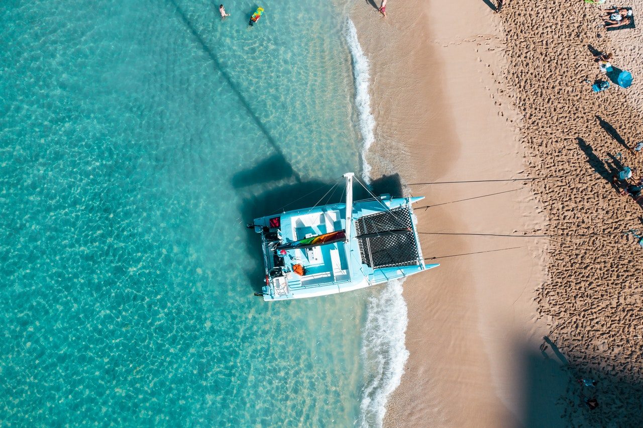 Catamaran en Martinique