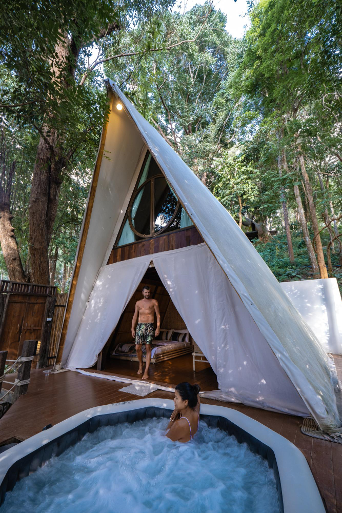 le luxe de glamping