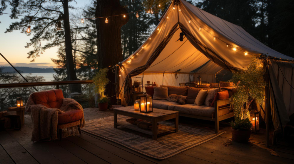 glamping tente