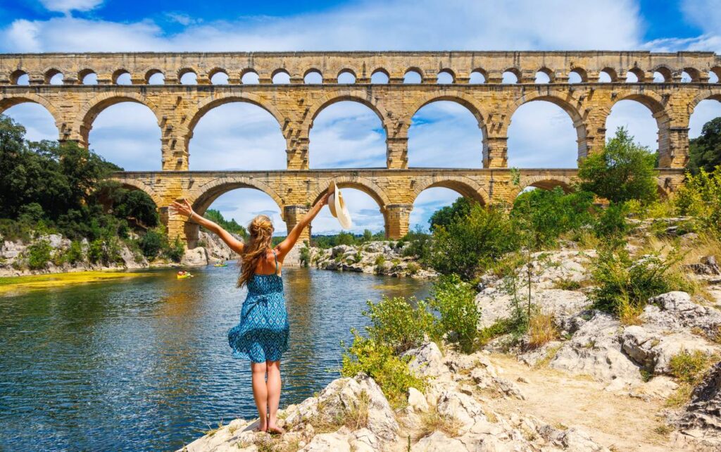 visite patrimoine français pont du gard