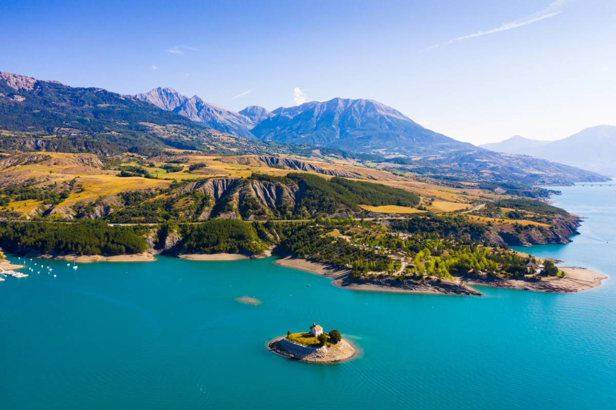 campeur lac Serre-Ponçon