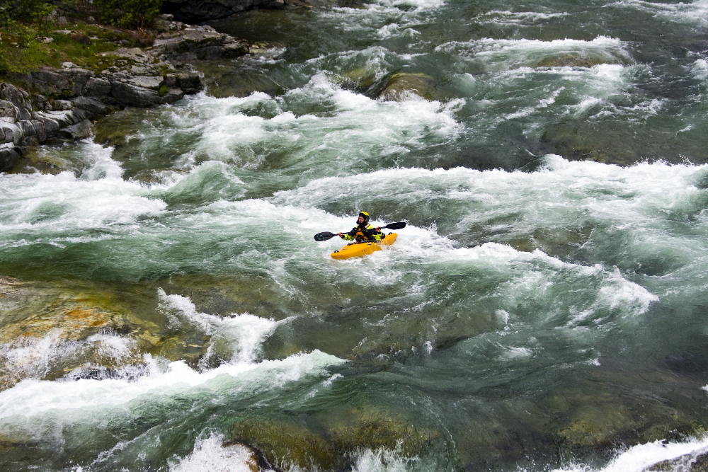 descente en kayak