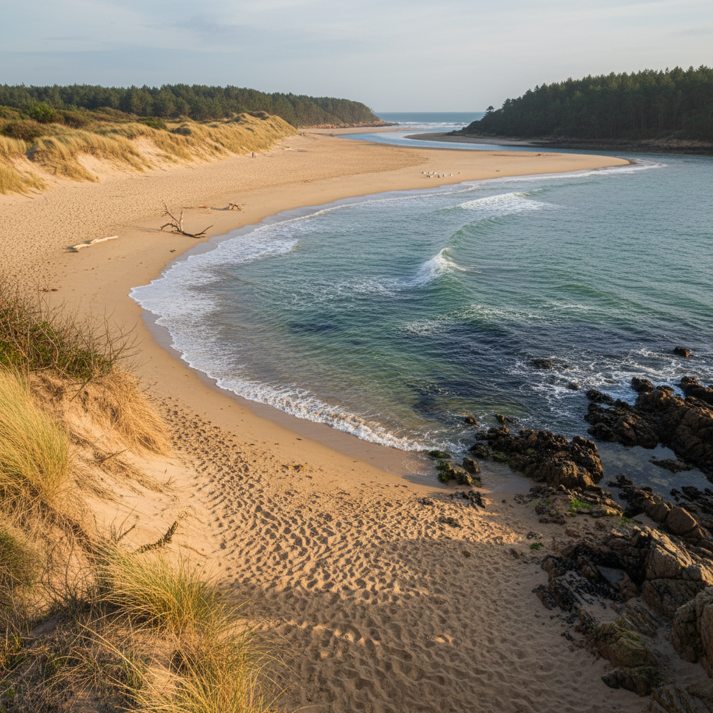 découvrez la plage du veillon en vendée, un véritable coin de paradis sauvage entre dunes, forêt et océan. idéale pour se détendre, se baigner ou pratiquer des activités nautiques au cœur d’une nature préservée.