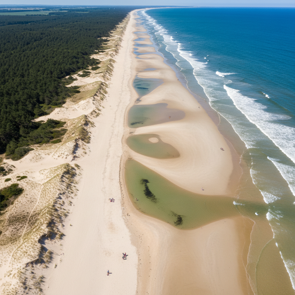 découvrez la plage du veillon en vendée, un havre naturel préservé entre dunes, pinèdes et océan, idéal pour une escapade relaxante en pleine nature sauvage.