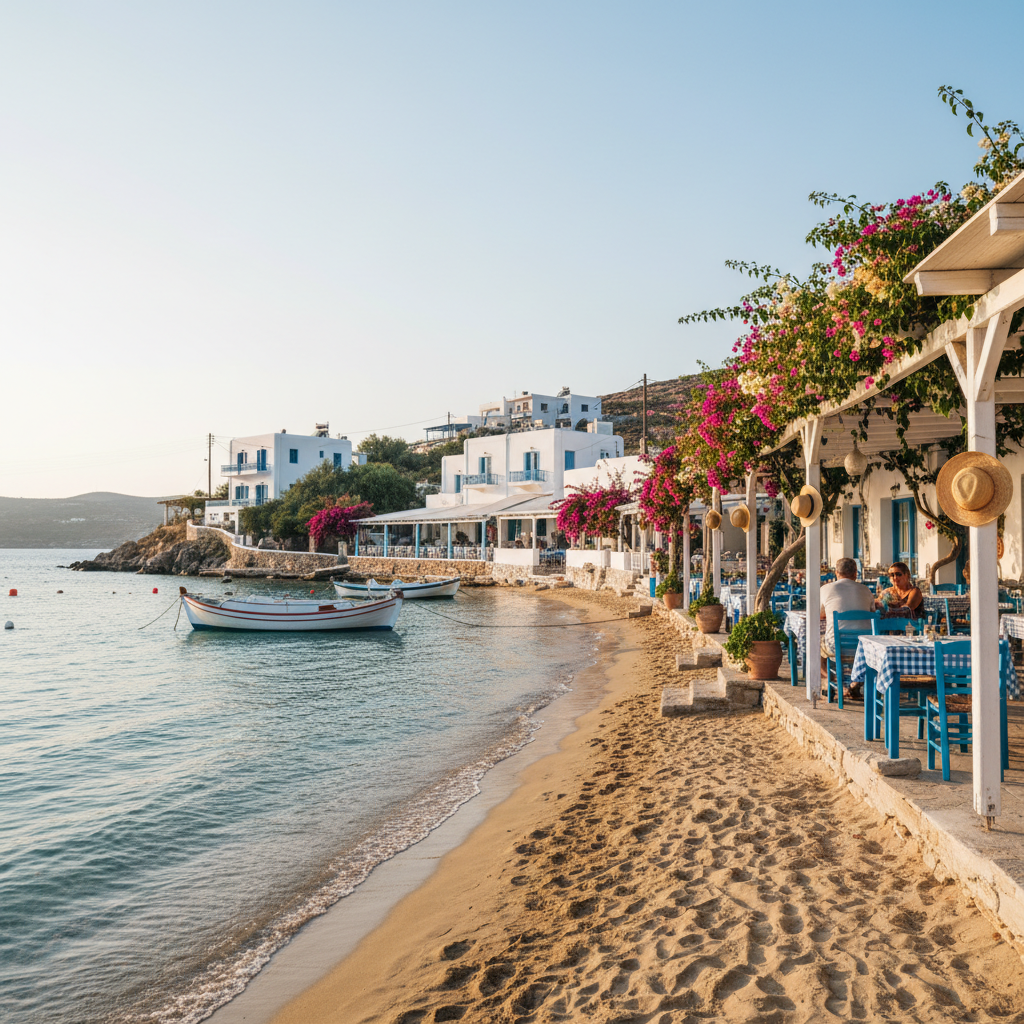 découvrez drios à paros : profitez de plages idylliques, dégustez la cuisine locale dans ses tavernes typiques et trouvez l’hébergement parfait pour un séjour relaxant sur cette île des cyclades.