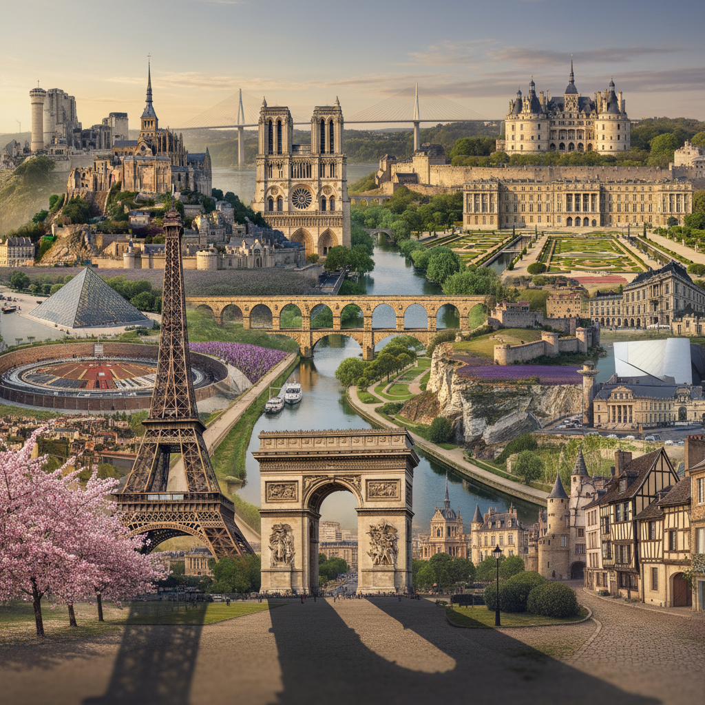 découvrez les 30 sites et lieux touristiques incontournables en france, des monuments historiques aux paysages naturels époustouflants, pour un voyage inoubliable.