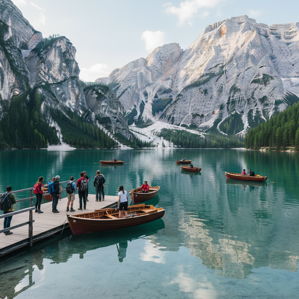 découvrez le lago di braies en italie, un joyau naturel réputé pour ses eaux cristallines et ses paysages à couper le souffle, ainsi que son attrait touristique majeur toute l'année.