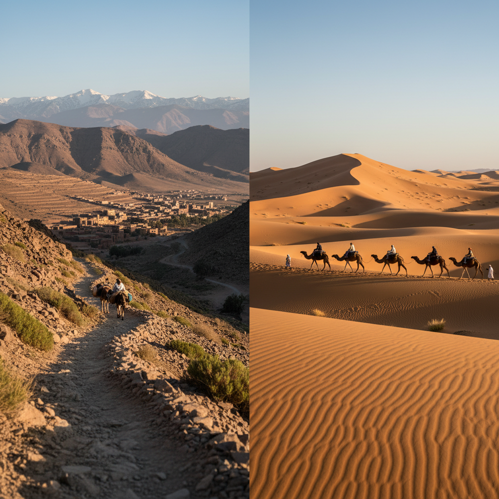 découvrez les meilleurs treks au maroc avec des itinéraires détaillés et des lieux exceptionnels dans l'atlas et le sahara pour une aventure inoubliable.