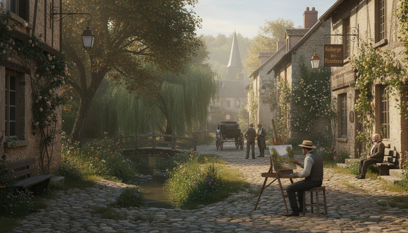 découvrez barbizon, village charmant et berceau des maîtres impressionnistes, où l'art et la nature s'entremêlent pour inspirer des chefs-d'œuvre intemporels.