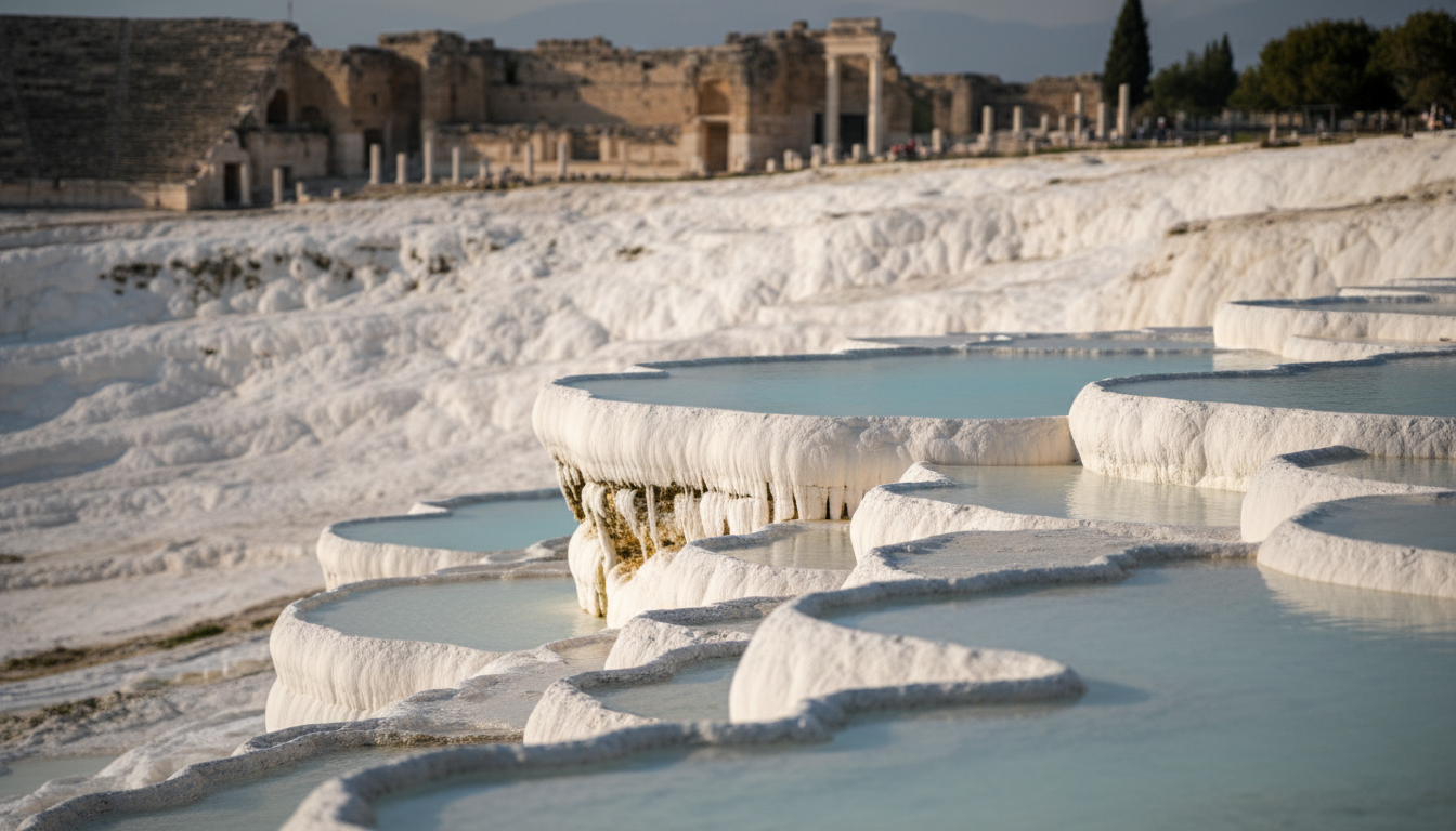 découvrez pamukkale et hiérapolis, les trésors cachés de turquie alliant paysages naturels uniques et richesses historiques fascinantes, incontournables pour tout voyageur.