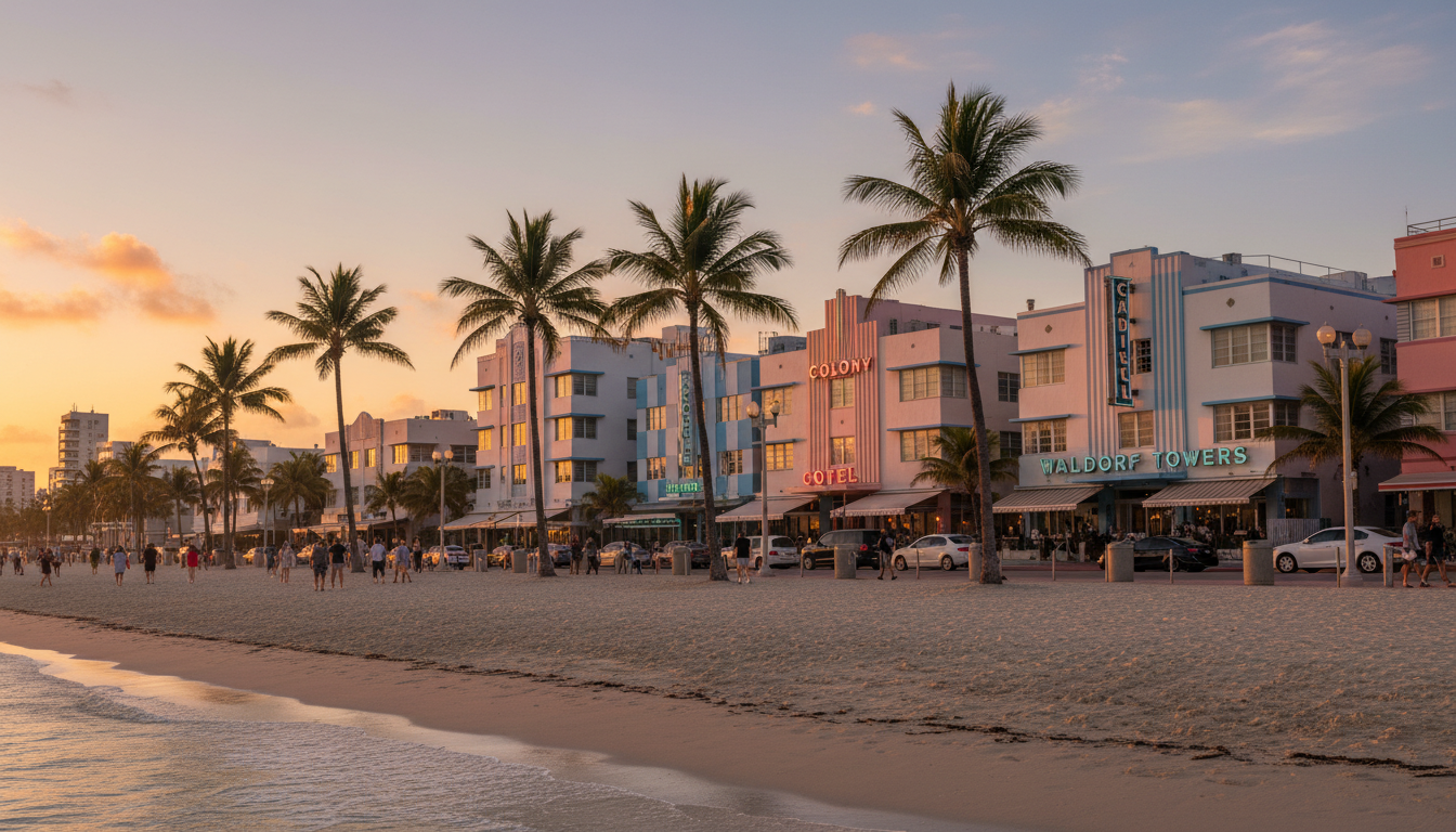 découvrez les meilleurs endroits à visiter à miami beach adaptés à votre style de voyage, que vous soyez amateur de détente, de fête, de culture ou d'aventure.