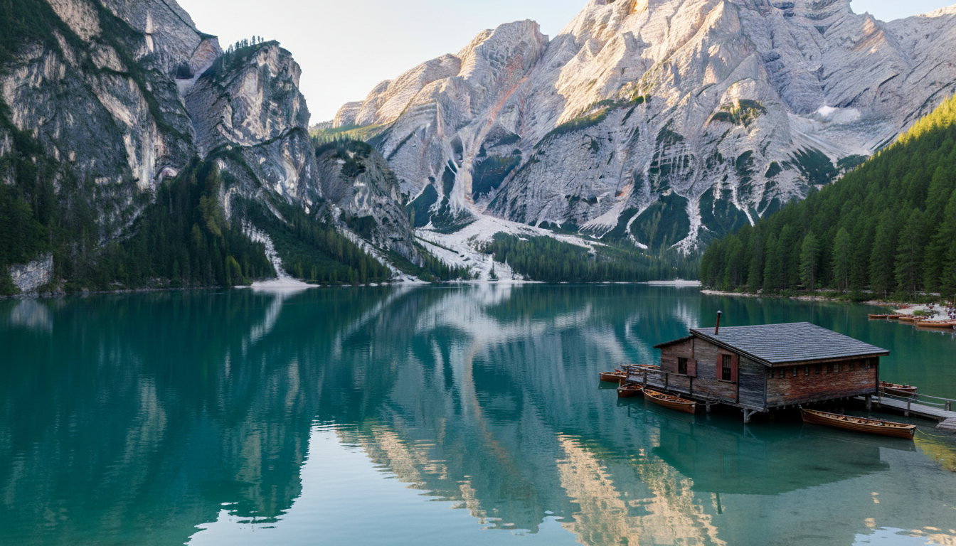 découvrez le lago di braies, un joyau naturel captivant au cœur des alpes, prisé pour ses eaux cristallines et ses paysages à couper le souffle, idéal pour les amoureux de la nature et les aventuriers.