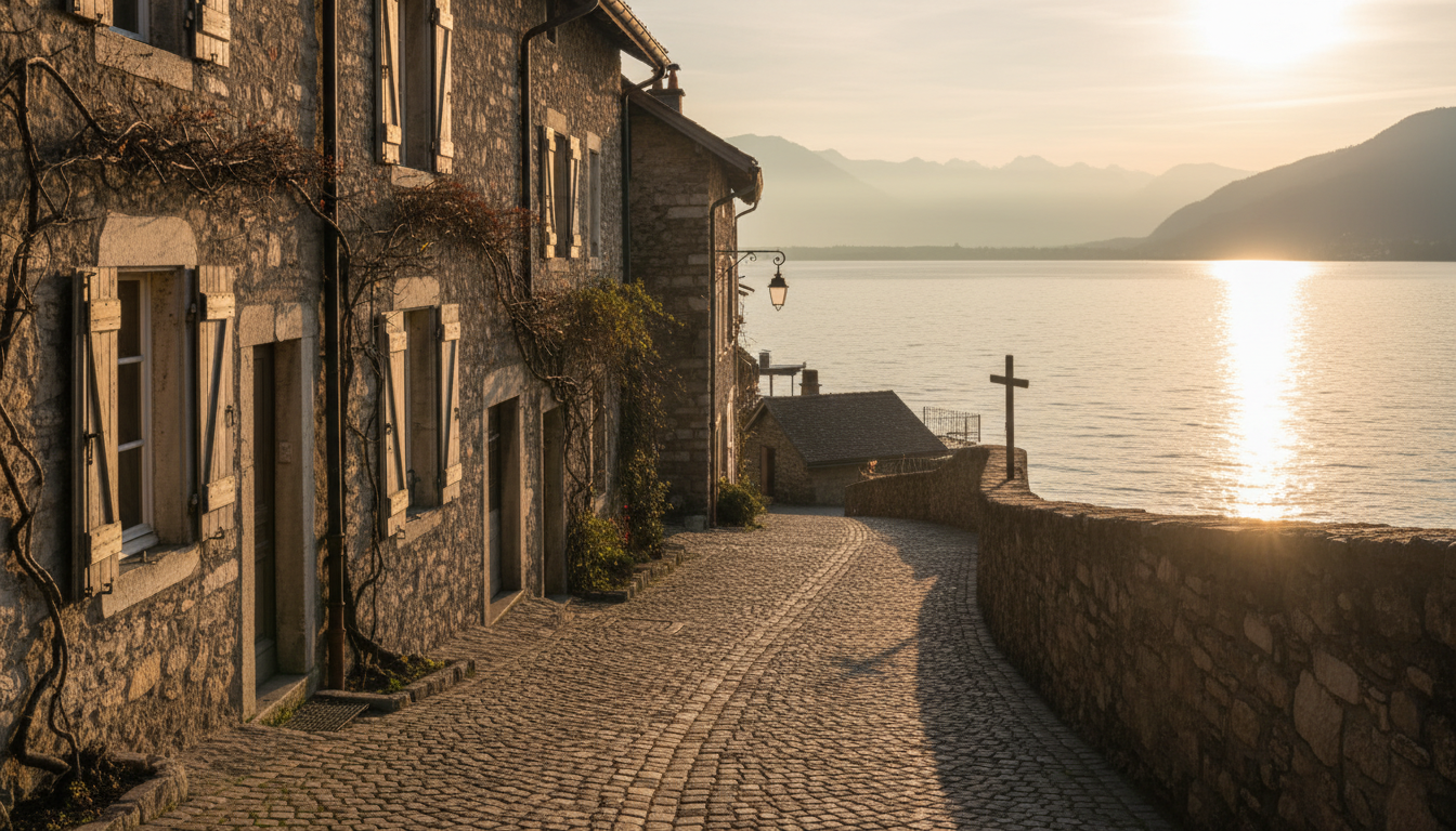 découvrez yvoire, un village historique pittoresque situé sur les rives du lac léman, où patrimoine médiéval et paysages enchanteurs se rencontrent.