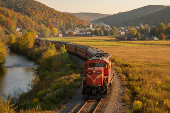 découvrez un voyage en train inoubliable à travers l'est américain, alliant charme authentique et paysages à couper le souffle pour une aventure unique.
