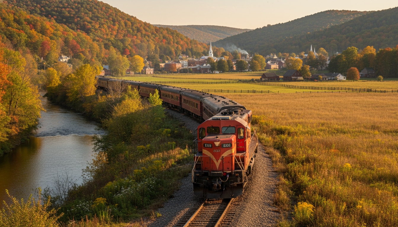 découvrez un voyage en train inoubliable à travers l'est américain, alliant charme authentique et paysages à couper le souffle pour une aventure unique.